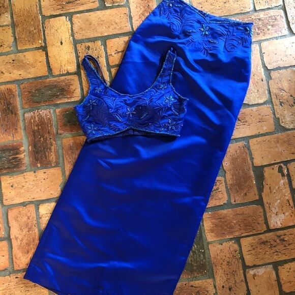 Vintage Y2K Prom Dress 2 piece - Picture 7 of 8